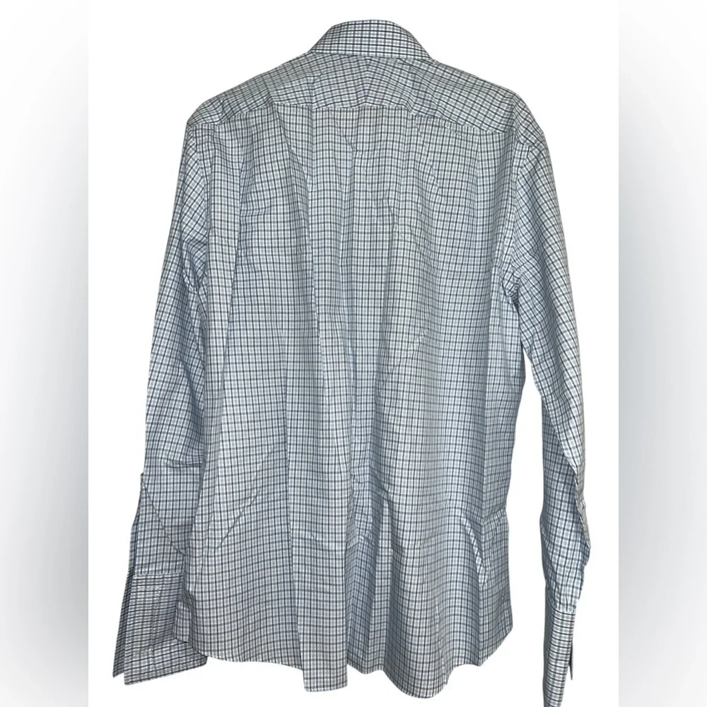 Charles Tyrwhitt Slim Fit Long Sleeve Button Up Shirt Plaid Men’s Size 16.5/34